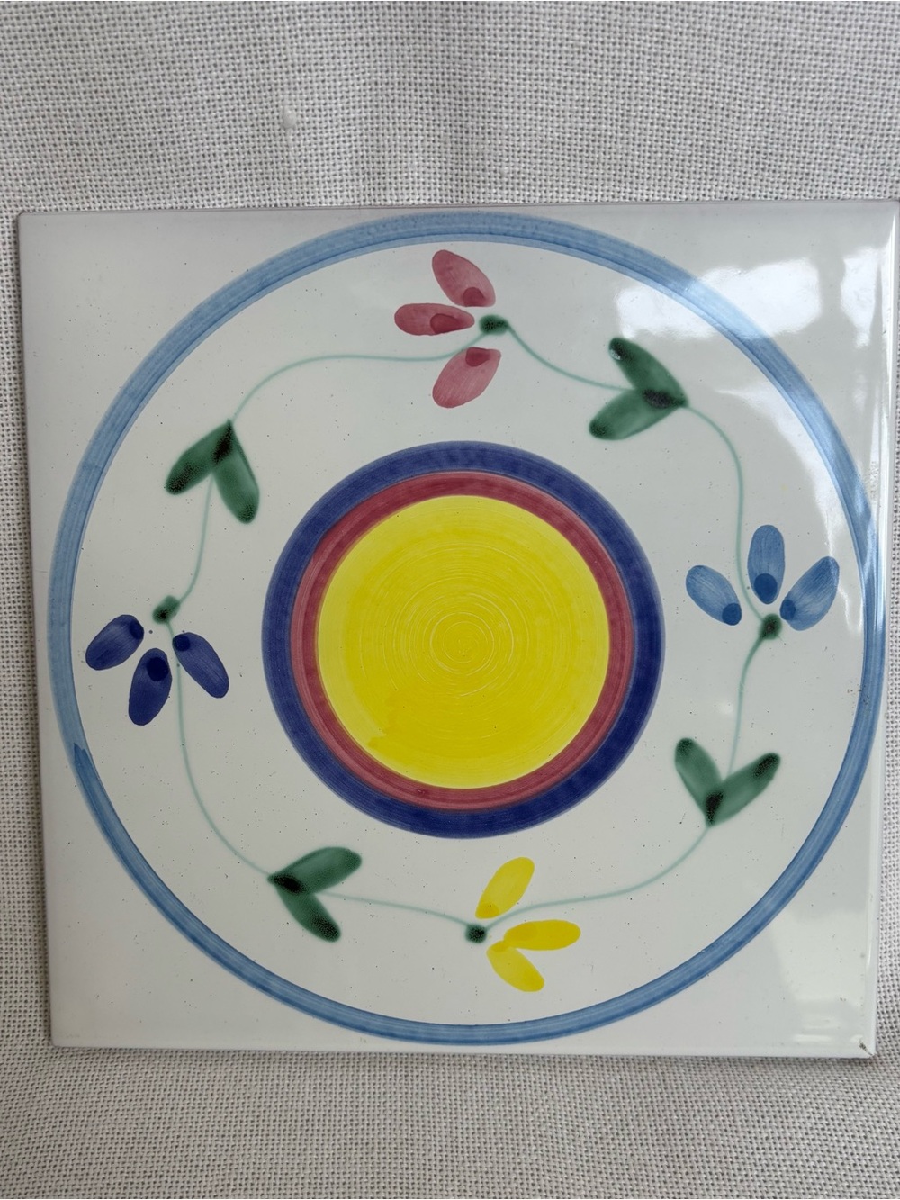 Vintage Sintopress Ceramic Tiles Made In Italy Set